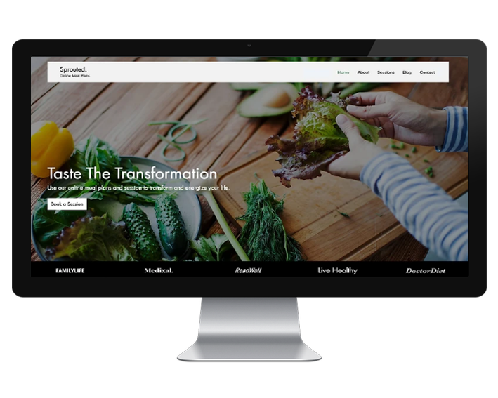 Site para Nutricionistas